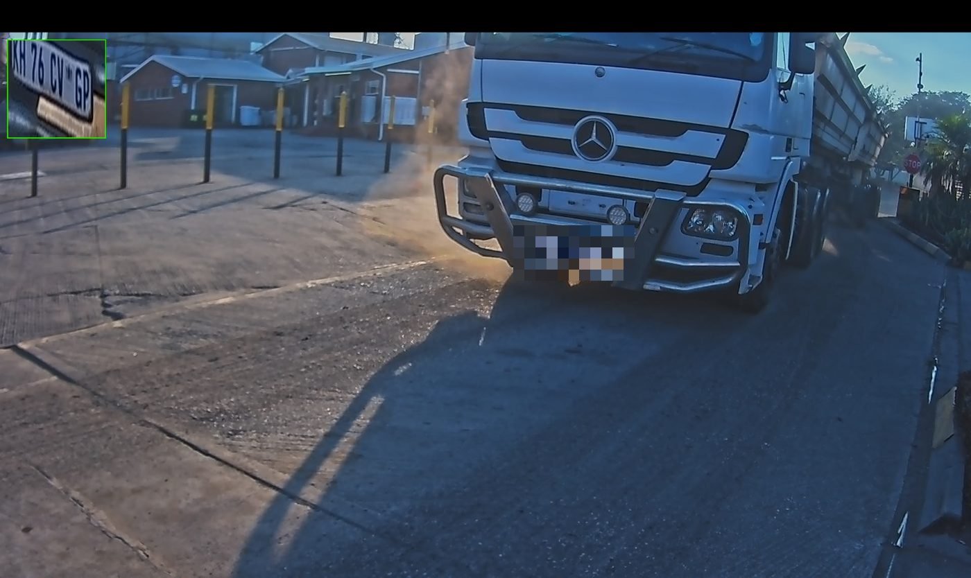 Live weighbridge capture, truck AB 12 CD GP
